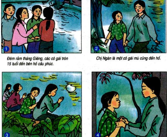 Kể chuyện: Lời ước dưới trăng trang 69 SGK Tiếng Việt 4 tập 1
