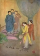Bình giảng hai khổ cuối bài thơ Đoàn thuyền đánh cá của Huy Cận.