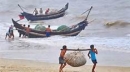 Bình giảng hai khổ thơ cuối bài thơ Đoàn  thuyền đánh cá của Huy Cận.