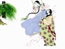 Cảnh chị em Thúy Kiều du xuân trở về trong đoạn thơ Cảnh ngày xuân  trích Truyện Kiều của Nguyễn Du.