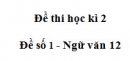 Đề số 2 – Đề kiểm tra học kì 2 – Ngữ văn 12