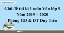 Đề thi kì 1 môn Văn lớp 9 năm 2019 – 2020 quận 9