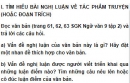 Soạn bài Cách làm bài nghị luận về tác phẩm truyện hoặc đoạn trích