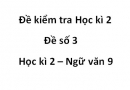 Đề số 4 – Đề kiểm tra học kì 2 (Đề thi học kì 2) – Ngữ văn 9