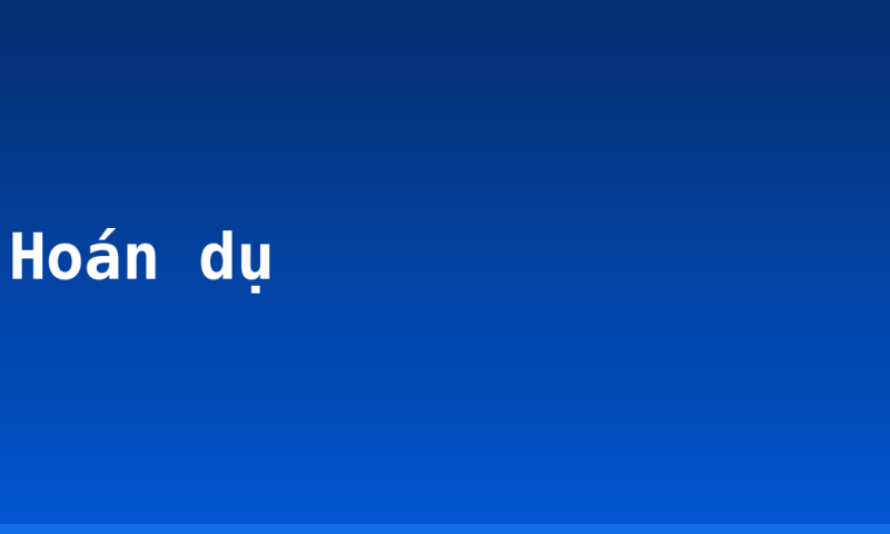 Hoán dụ