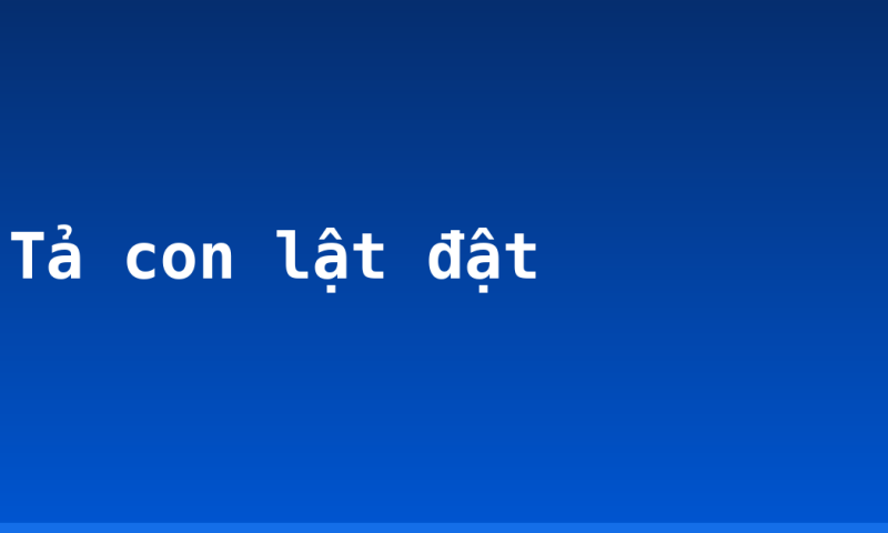 Tả con lật đật