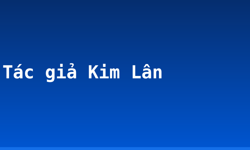 Tác giả Kim Lân