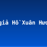 Tác giả Hồ Xuân Hương