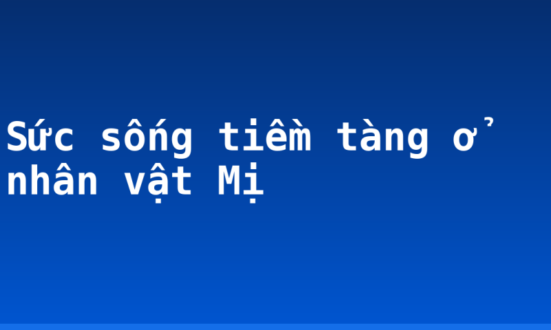 Sức sống tiềm tàng ở nhân vật Mị