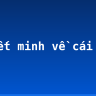 Thuyết minh về cái kéo