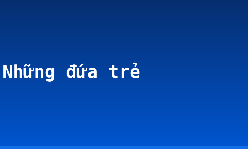 Những đứa trẻ