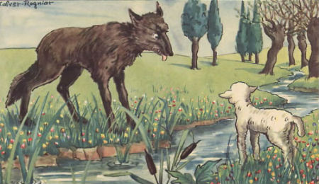 Phân tích bài Chó sói và cừu trong thơ ngụ ngôn của La Phông-ten