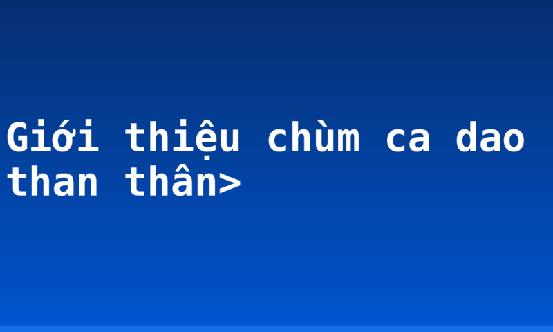 Giới thiệu chùm ca dao than thân>