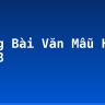 Những Bài Văn Mẫu Hay Lớp 8