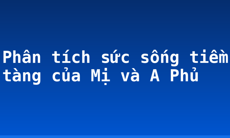 Phân tích sức sống tiềm tàng của Mị và A Phủ