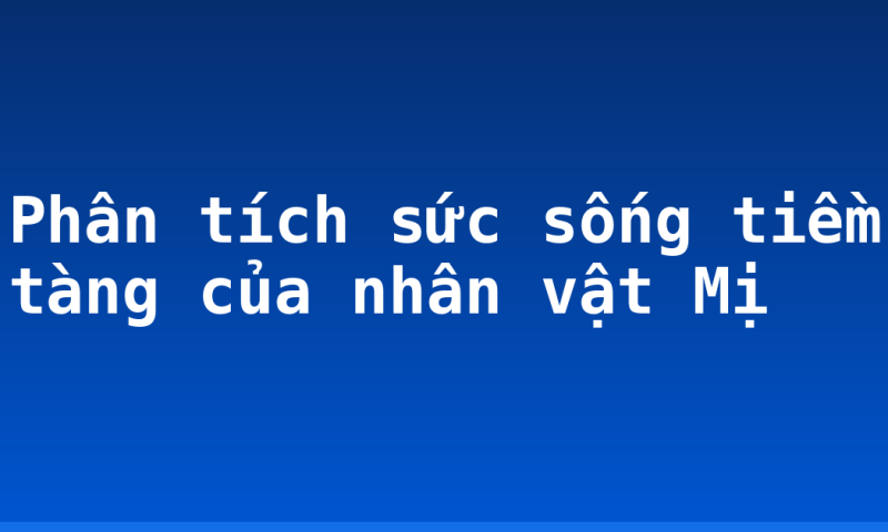 Phân tích sức sống tiềm tàng của nhân vật Mị