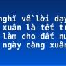 Suy nghĩ về lời dạy: “Mùa xuân là tết trồng cây, làm cho đất nước càng ngày càng xuân”