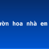 Tả vườn hoa nhà em