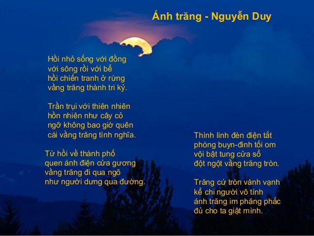 van mau phan tich bai tho anh trang cua nguyen du Phân tích bài thơ Ánh trăng của Nguyễn Du